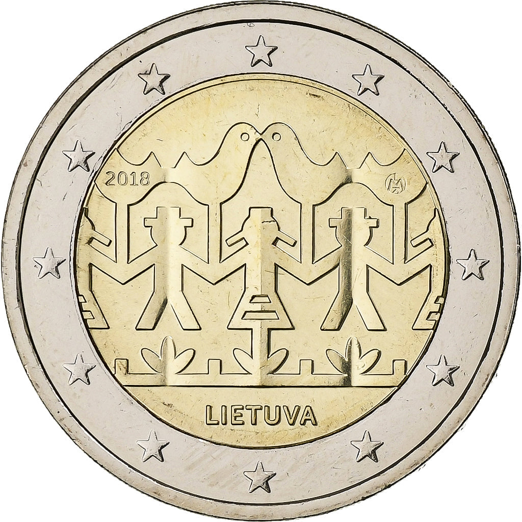 Litva,
2 eurá,
Gesangs- a Tanzfest