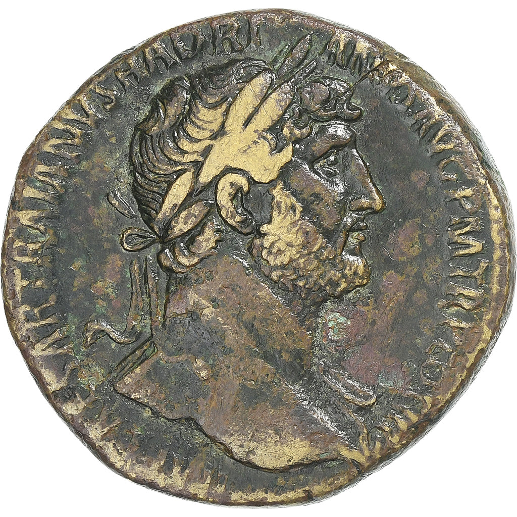 Hadrian,
sestertius,
120-121