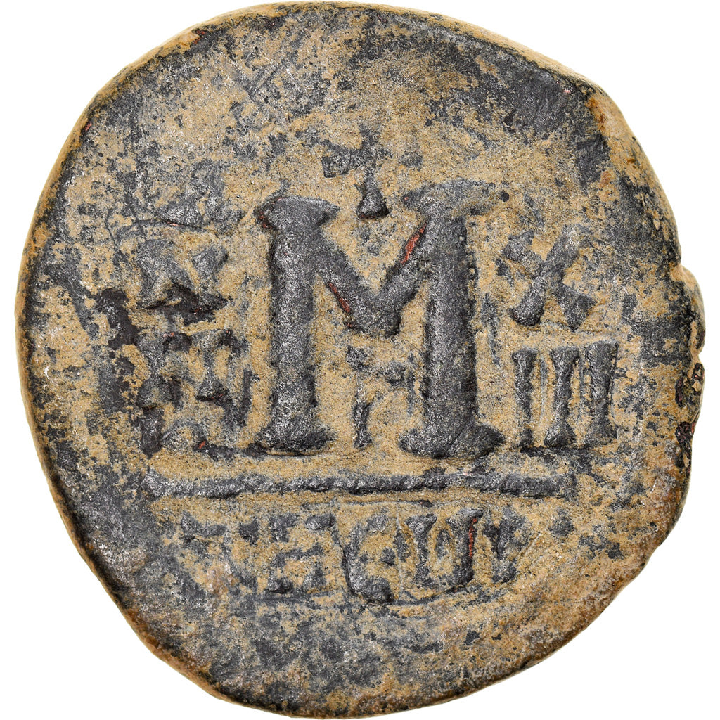 Maurice Tiberius,
Follis,
594-595