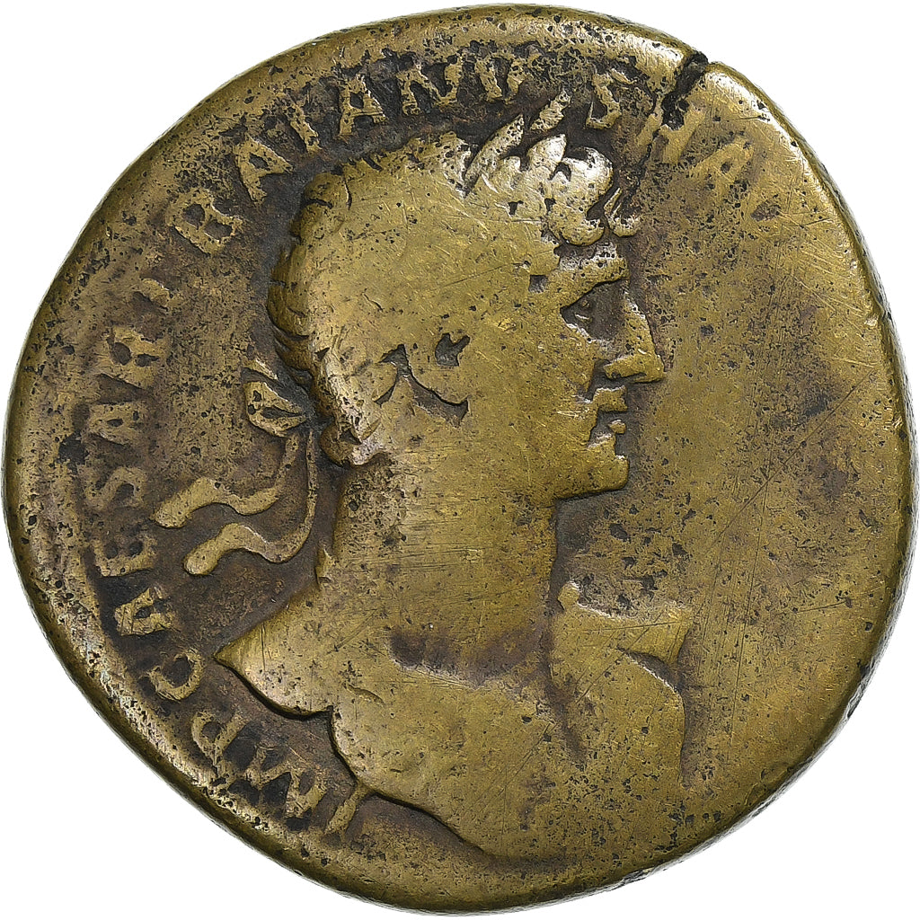 Hadrian,
 
 sestertius,
 
 118