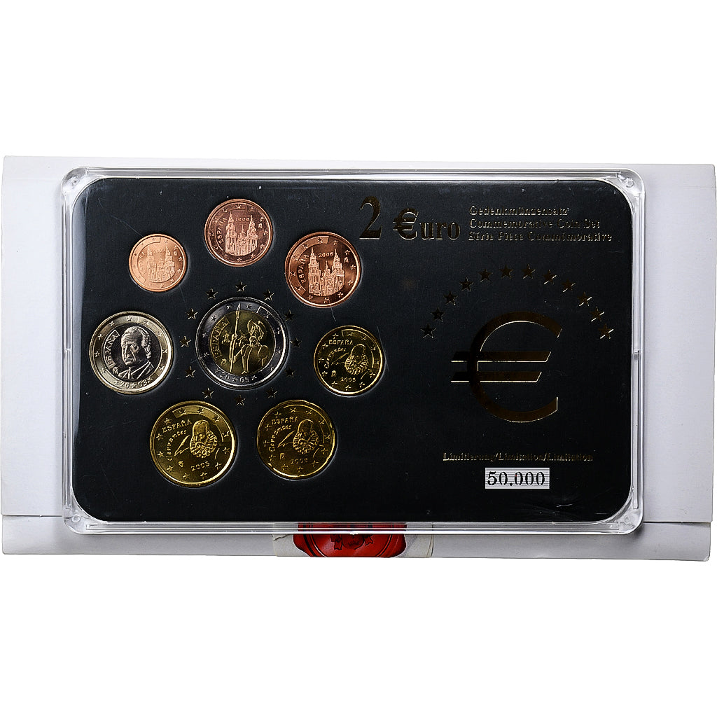 španielčina,
 
 Setze 1 ct. - 2 eurá,
 
 1999-2006